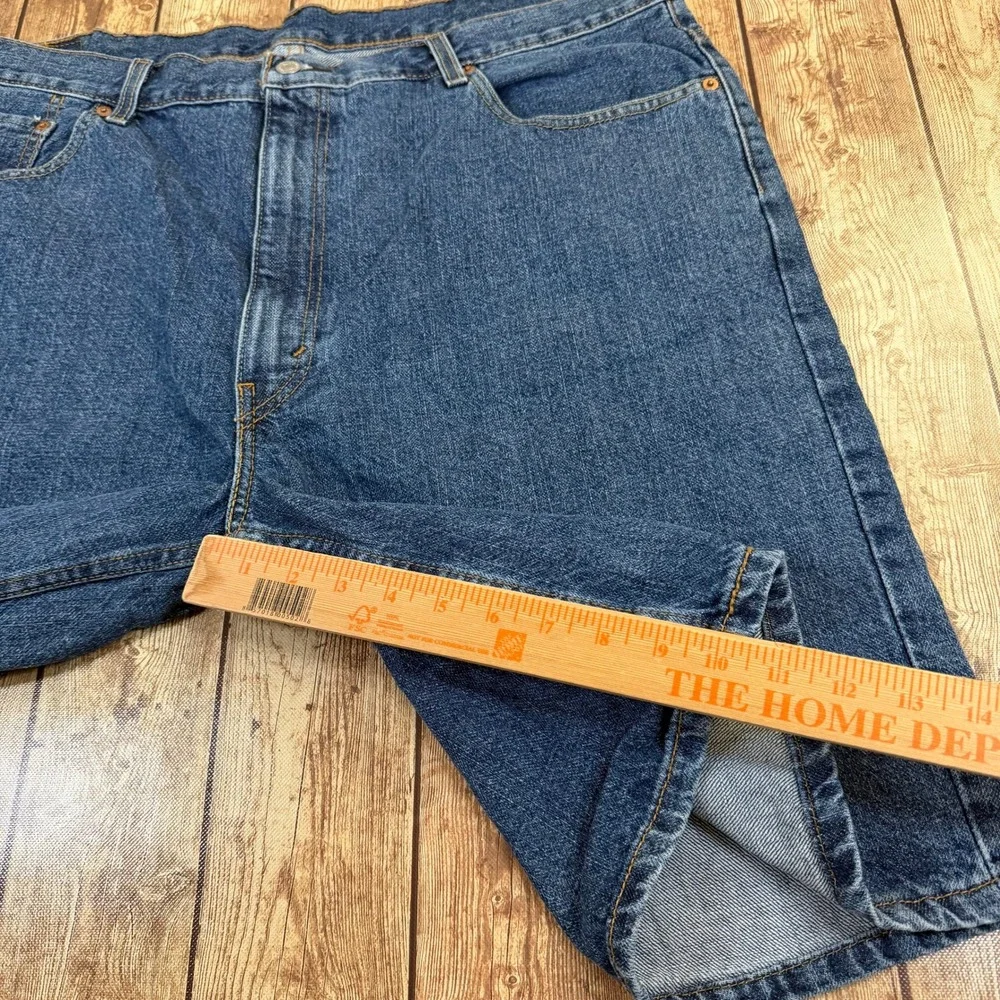 Levi 550 Relaxed Fit Denim Shorts Mens 42 Blue Five Pocket Cotton